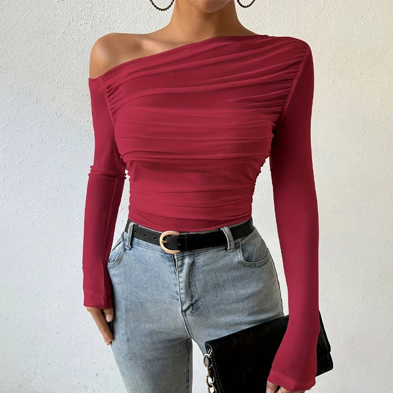 Maxe - Off Shoulder Crop Top