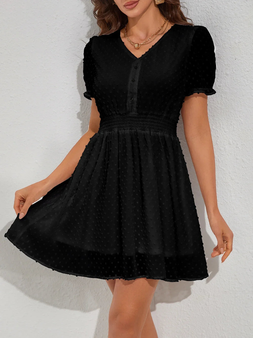 Maxe Klänningar – Vitt &amp; Svart, Casual