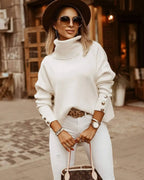 Maxe - Stickad polotröja