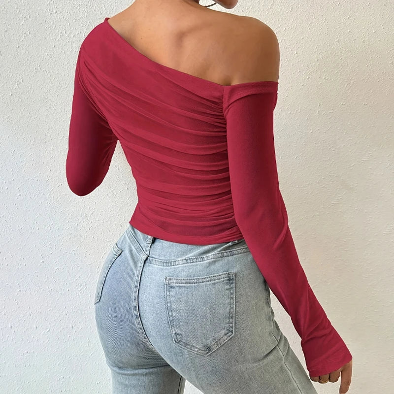 Maxe - Off Shoulder Crop Top