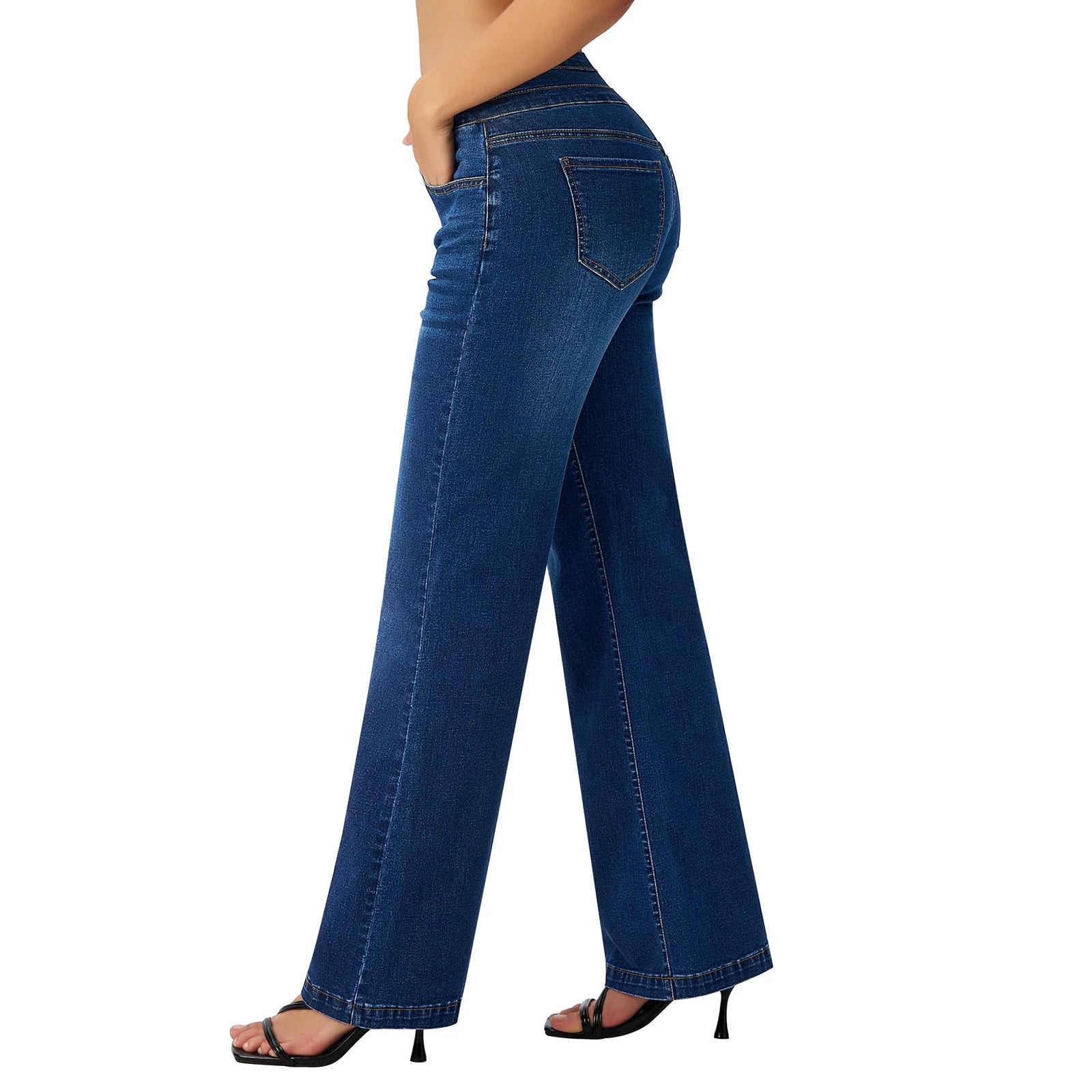 Maxe - Mörkblå damjeans