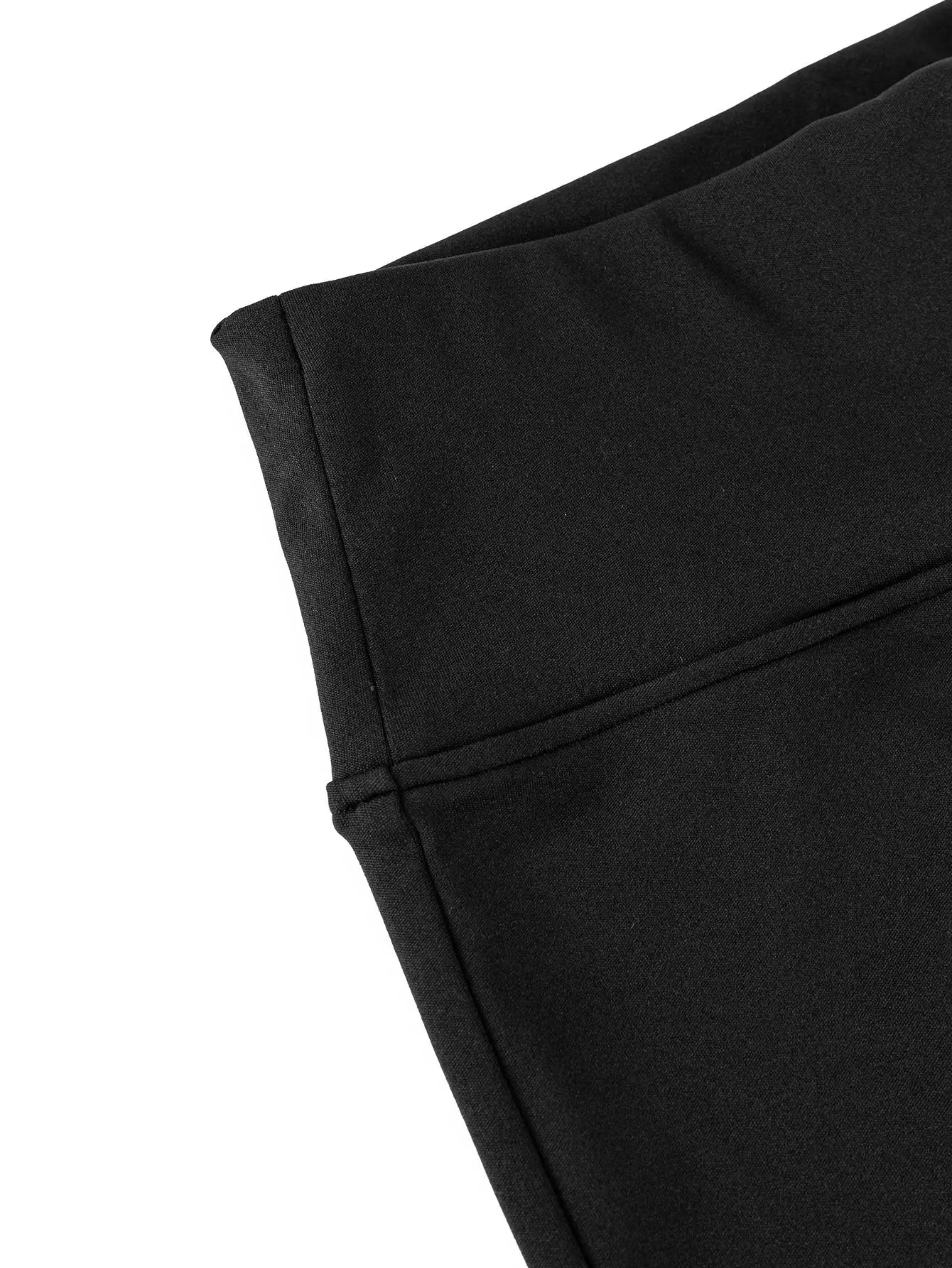 Maxe - Svarta utsvängda byxor 