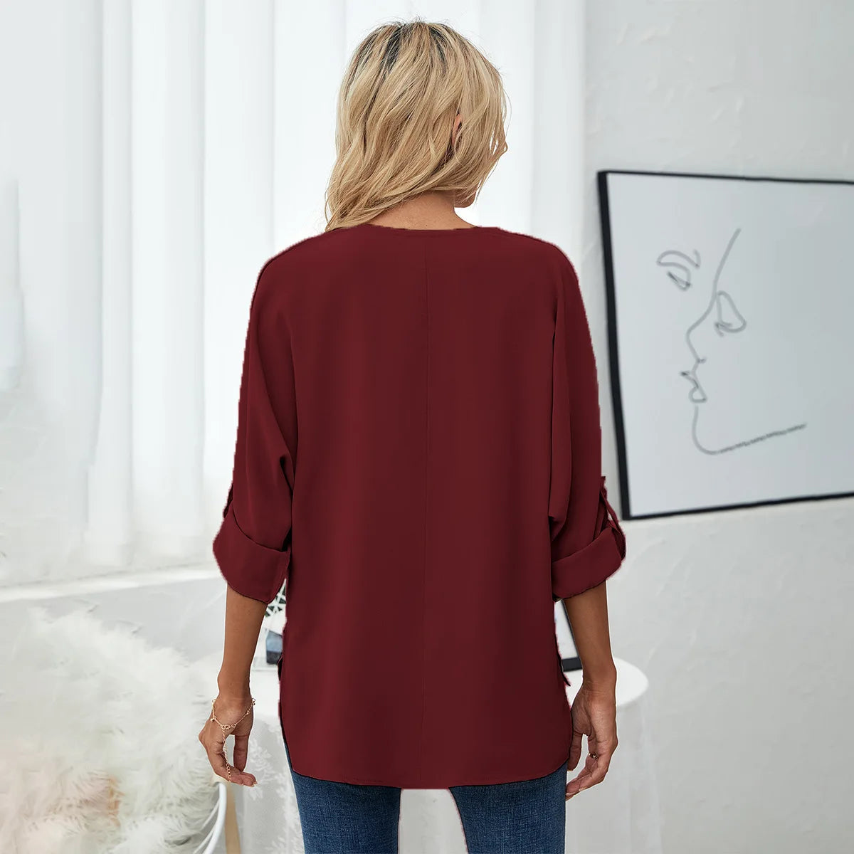 Maxe - Elegant Vardagsblus