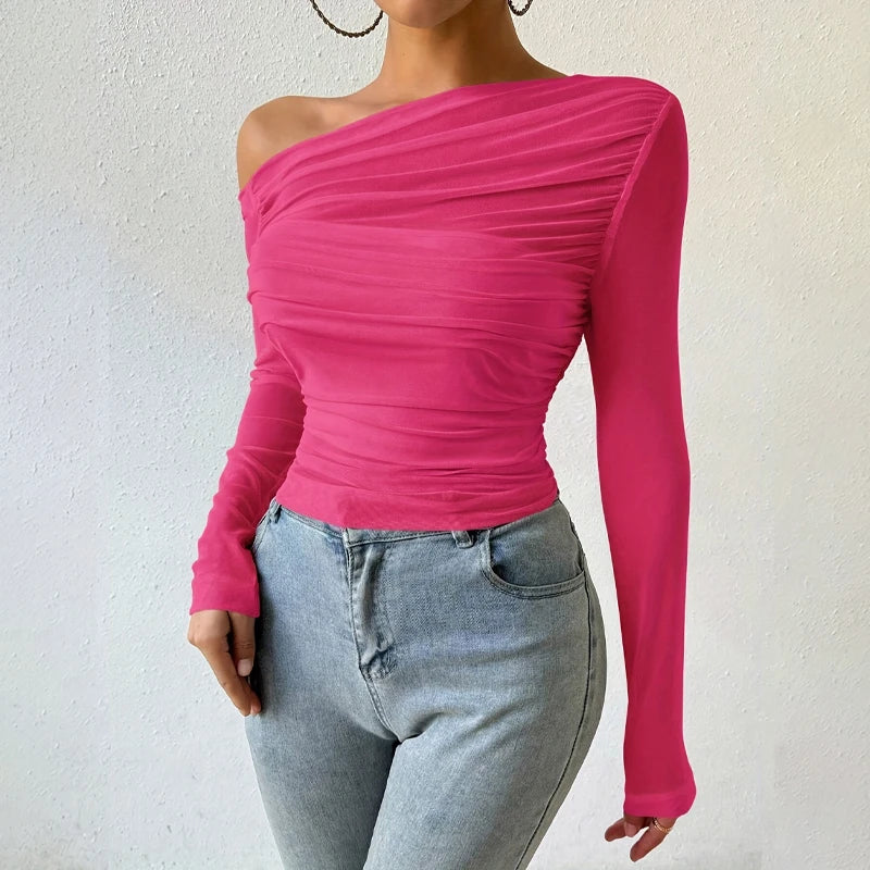 Maxe - Off Shoulder Crop Top
