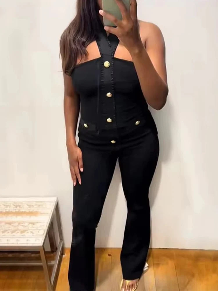 Maxe - 2-delat set – Halterneck