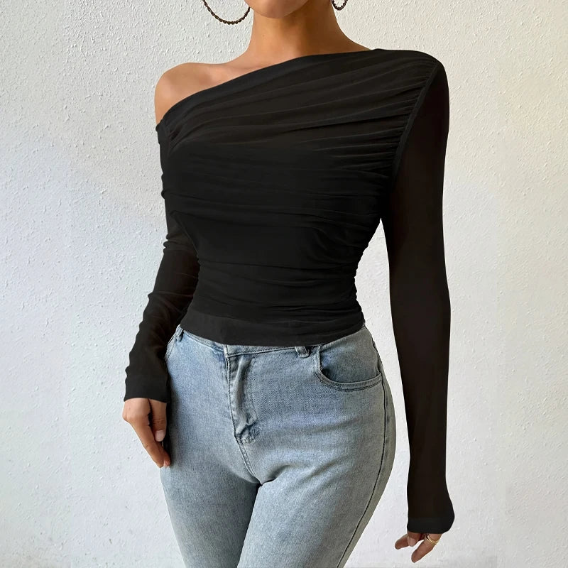 Maxe - Off Shoulder Crop Top
