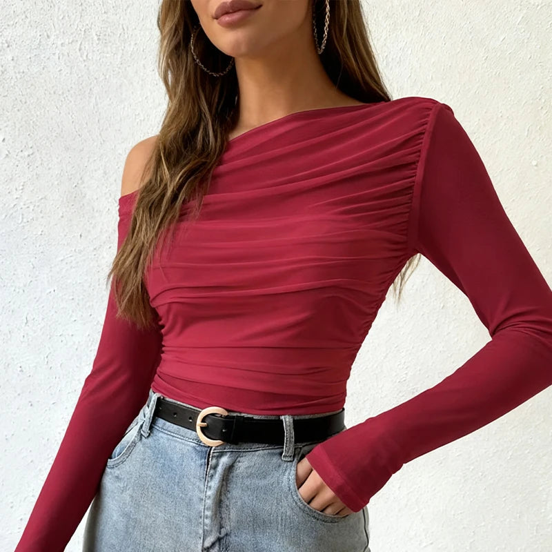 Maxe - Off Shoulder Crop Top