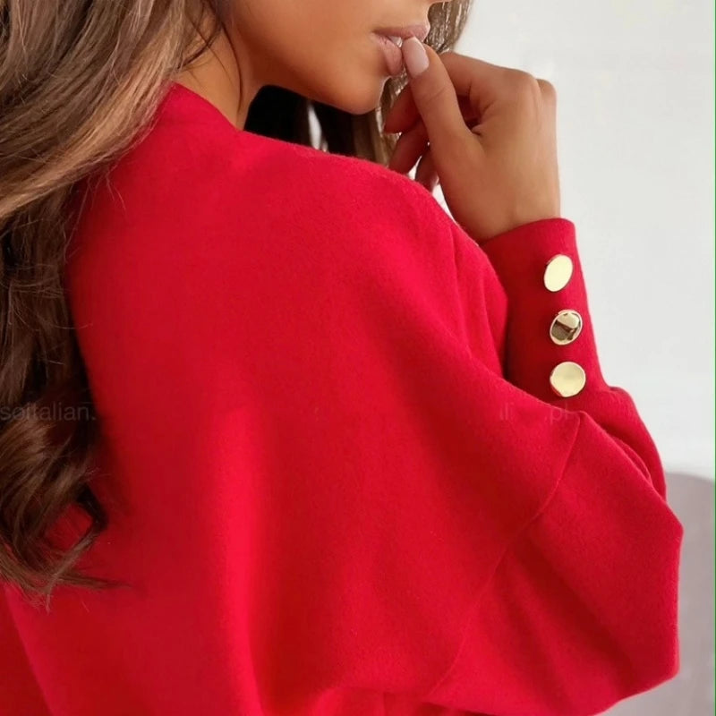 Maxe - V-ringad tröja 